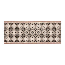 Atmosphera Tapis de Couloir Anti-dérapant Mosaïque 80x200cm Multicolore