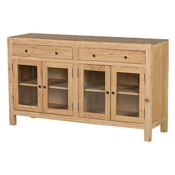 Alexandra house living Buffet en bois pour vaisselle - Marron