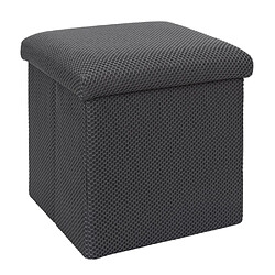 Paris prix Pouf-coffre pliable - Gris