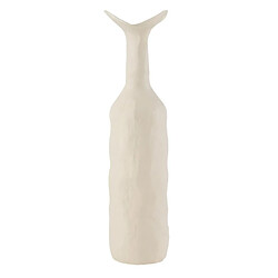 Paris Prix Vase Déco en Métal Agra 50cm Blanc