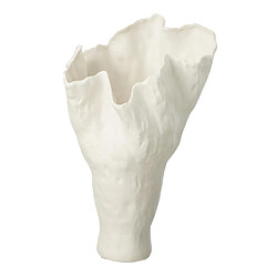 Paris Prix Vase Déco en Céramique Corolla 55cm Blanc