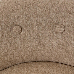 Acheter Atmosphera Tabouret d'Appoint en Tissu Firmin 58cm Beige