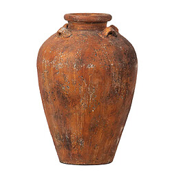 Alexandra House Living Amphore en terre cuite brune 60 x 60 x 80 cm