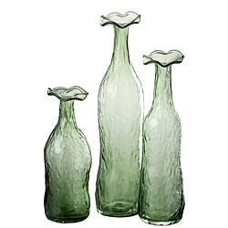 Paris Prix Vase Design en Verre Eclosion 33cm Vert