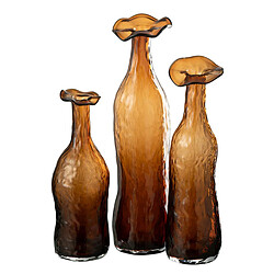 Paris Prix Vase Design en Verre Eclosion 40cm Marron