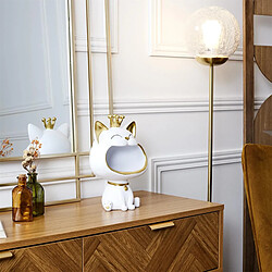 Acheter Paris Prix Vide-Poche Statue Chat 25cm Blanc