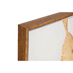 Alexandra House Living Ensemble de 2 tableaux peints à 80 % à la main et décorés de feuilles métalliques, 80 x 4 x 80 cm