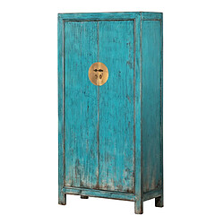Alexandra house living Armoire vaisselier bois - Turquoise