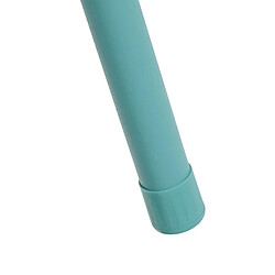 Five Simply Smart Tabouret d'appoint en métal et tissu chiné FLEXY - Vert Céladon pas cher