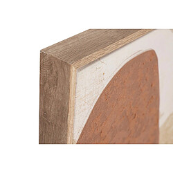 Alexandra House Living Ensemble de 2 tableaux en relief avec cadre marron 63 x 4 x 83 cm