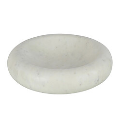 Paris Prix Vide-Poche en Marbre Puglia 29cm Blanc