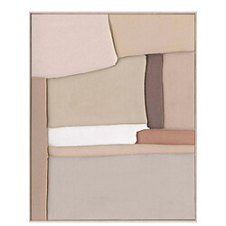 Alexandra House Living Peinture abstraite 100% peinte à la main 80 x 5 x 100 cm