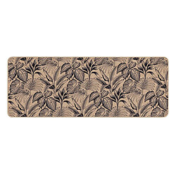 Paris Prix Tapis Déco Imprimé Stylis 45x120cm Naturel & Noir