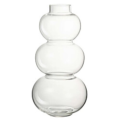 Paris Prix Vase Design en Verre Boule 36cm Transparent
