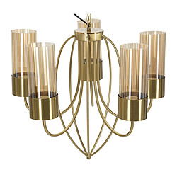 Paris Prix Lampe Suspension 5 Têtes Versailles 60cm Or