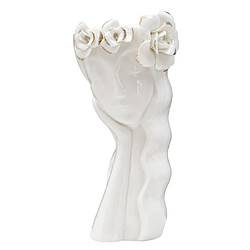 Paris Prix Vase Déco en Porcelaine Woman Cute 29cm Blanc