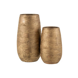 Paris Prix Vase Déco Irrégulier Rugueux 31cm Or