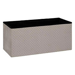 Five Simply Smart Pouf double pliable en velours Gris - FIVE