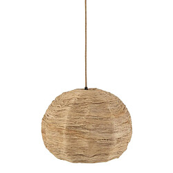 Paris Prix Lampe Suspension Boule Feuille 45cm Naturel