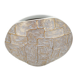 Paris Prix Vase Design en Résine Elips 48cm Or