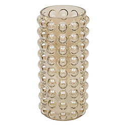 Atmosphera Vase en Verre Irisé Doria 27cm Transparent