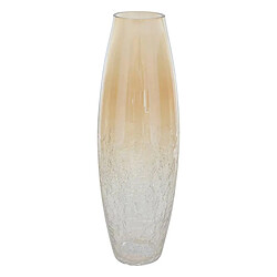 Atmosphera Vase en Verre Craquelé Alexis 40cm Transparent 