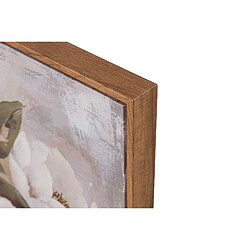 Alexandra House Living Ensemble de 2 tableaux de fleurs peints à la main 60 x 4 x 60 cm