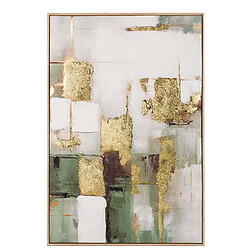 Alexandra House Living Cadre pour tableau abstrait, peint à 30 % à la main, 83 x 4 x 123 cm