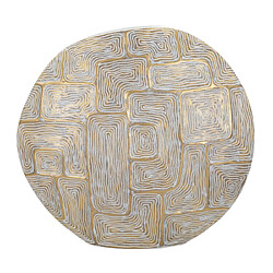 Paris Prix Vase Design en Résine Elips 48cm Or