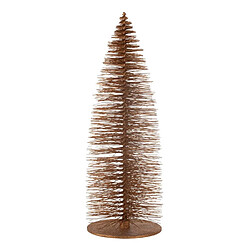 Paris Prix Sapin de Noël Déco à Paillettes Copper 140cm Marron