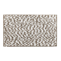 Paris Prix Tapis de Bain Friza 45x75cm Sable & Marron