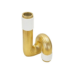 Paris Prix Vase Design en Résine Bann 25cm Or