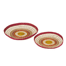 Paris Prix Lot de 2 Vide-Poches Léandro 43cm Naturel