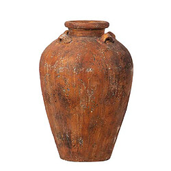 Alexandra House Living Amphore en terre cuite brune 60 x 60 x 80 cm