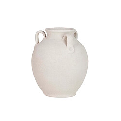 Alexandra House Living Vase en céramique blanche 35 x 35 x 40 cm