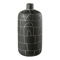 Paris Prix Vase Bouteille en Céramique Japan 37cm Noir