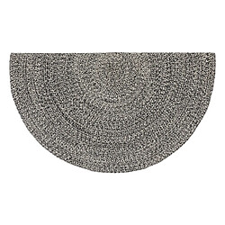 Atmosphera Tapis Déco Tressé Café 120cm Noir