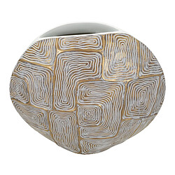 Paris Prix Vase Design en Résine Elips 36cm Or