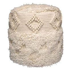 Paris prix Pouf bohème rond - Naturel