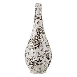 Paris Prix Vase Poire en Porcelaine Zen 43cm Noir & Blanc