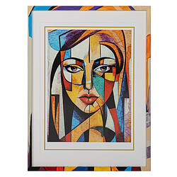 Alexandra House Living Tableau « Échos de Picasso » avec cadre 60 x 4 x 80 cm