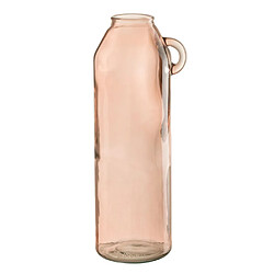 Paris Prix Vase Anse en Verre Bouteille 45cm Rose