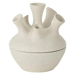 Paris Prix Vase Corail en Argile Seymour 19cm Blanc
