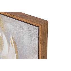 Alexandra House Living Ensemble de 2 tableaux de fleurs, peints à la main à 80 %, 80 x 4 x 80 cm