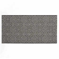 Paris Prix Tapis Tissé Déco Aztek 80x150cm Noir