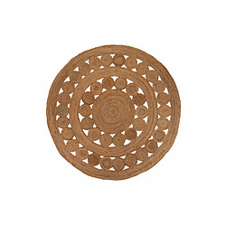 Alexandra House Living Tapis en jute marron 200 x 200 cm