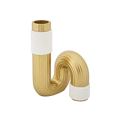 Paris Prix Vase Design en Résine Bann 18cm Or