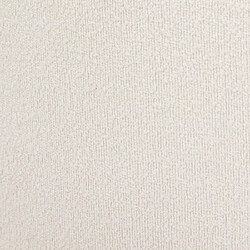 Avis Atmosphera Pouf-coffre rond bouclette - Blanc