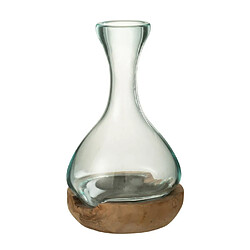 Paris Prix Vase Bouteille sur Racine Gamal 29cm Transparent