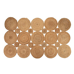 Alexandra House Living Tapis en jute marron 200 x 300 cm